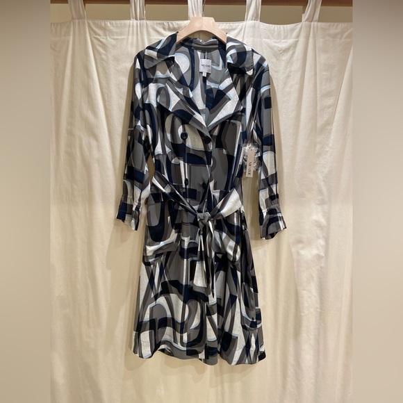 NIC+ZOE Alphabet Trench with Attached Belt